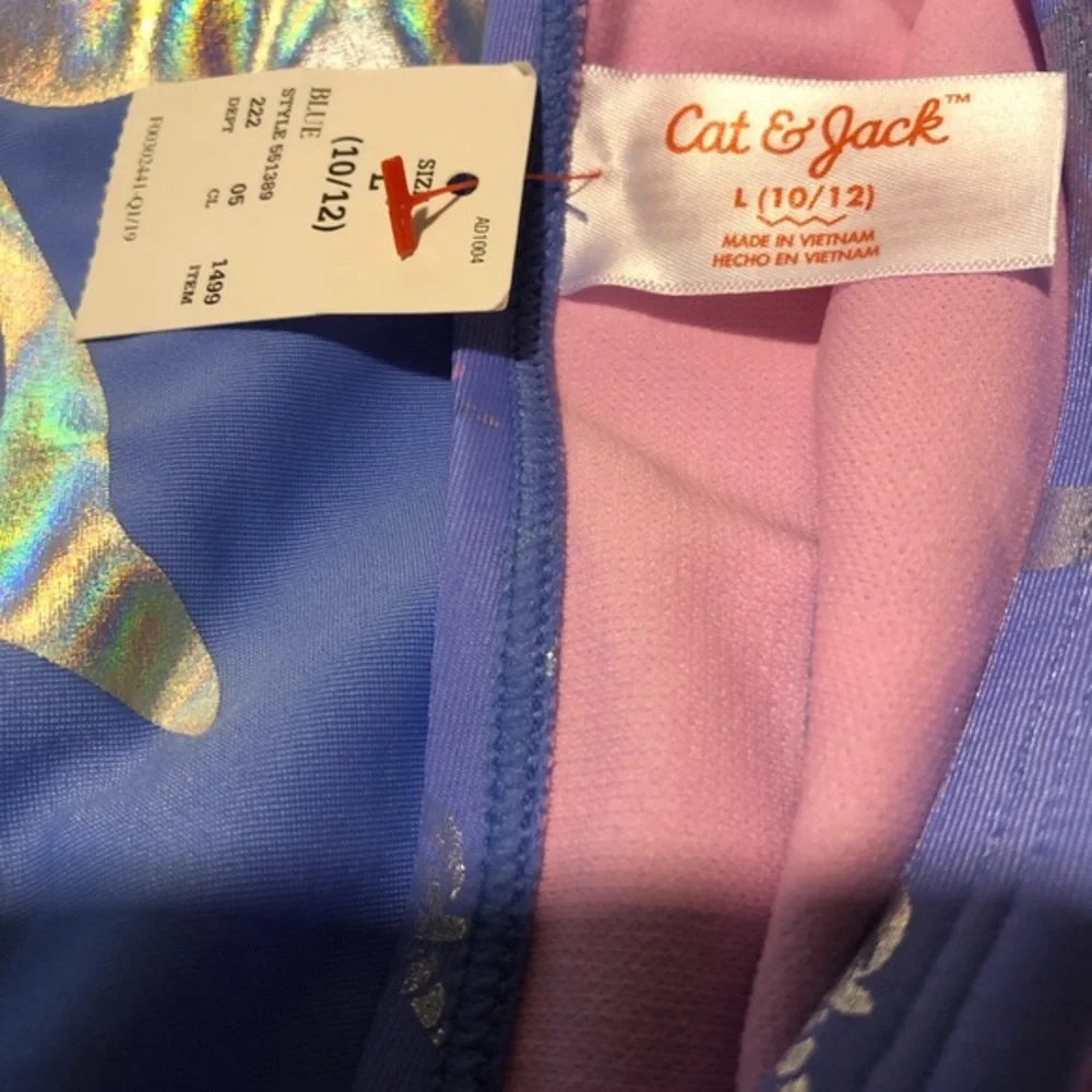 Cat & Jack new‎ with tags unicorn tankini. Girls size 10/12 NWT